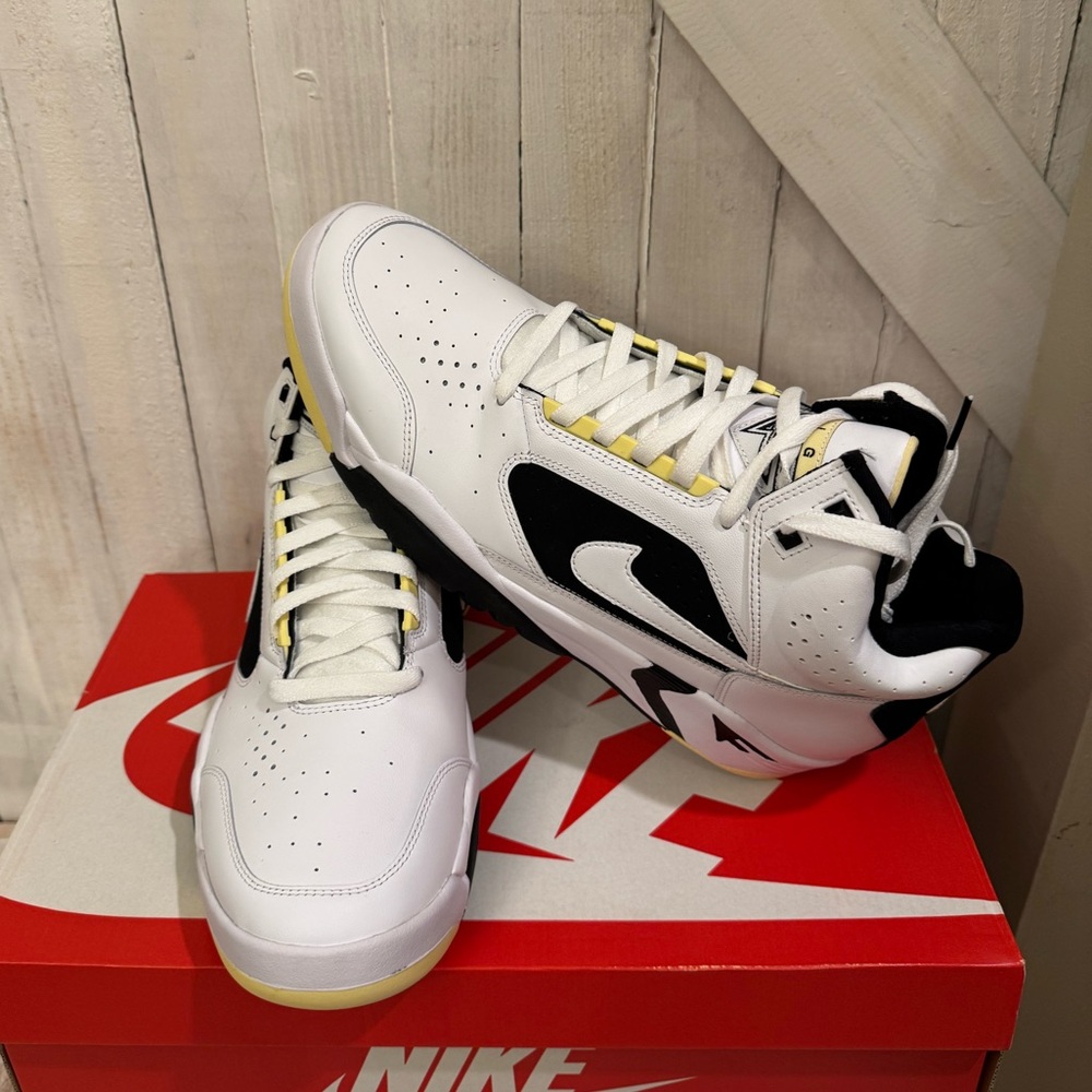 Nike Air Flight Lite Mid ‘White Black Lemon’ - Size 11 (Men) - With Box